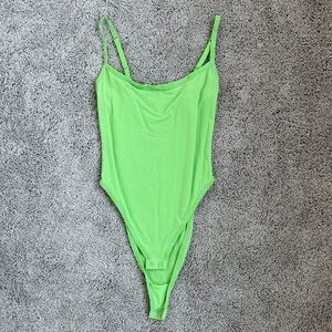 SKIMS Neon Green Bodysuit